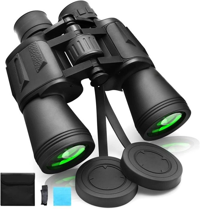 Jumelles 20x50 Haute Puissance Étanchées - Vision Nocturne Faible Luminosité Pour Observation Oiseaux, Chasse, Voyage Et Sports