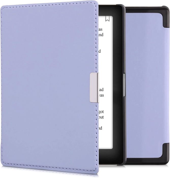 Étui Liseuse Kwmobile Pour Kobo Aura H2O Edition 1 - En Jean Bleu, Fermeture Magnétique, Protection Anti-chocs - 8