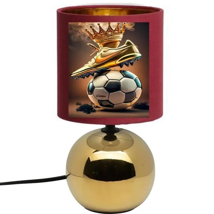 Lampe de Chevet rouge et or foot ballon chaussure 2