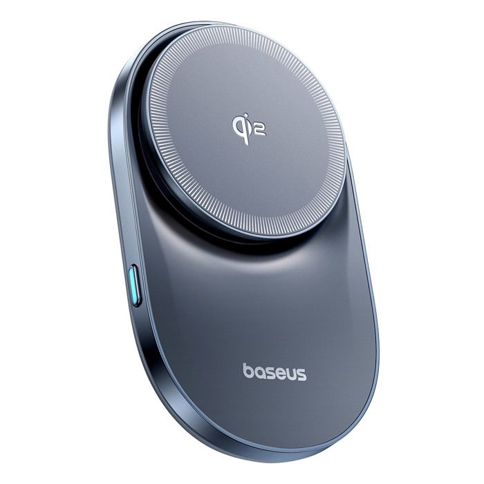 Support de téléphone - BASEUS - PrimeTrip VC1 Pro - Chargement sans fil 15W - Certifié Qi2 - Noir