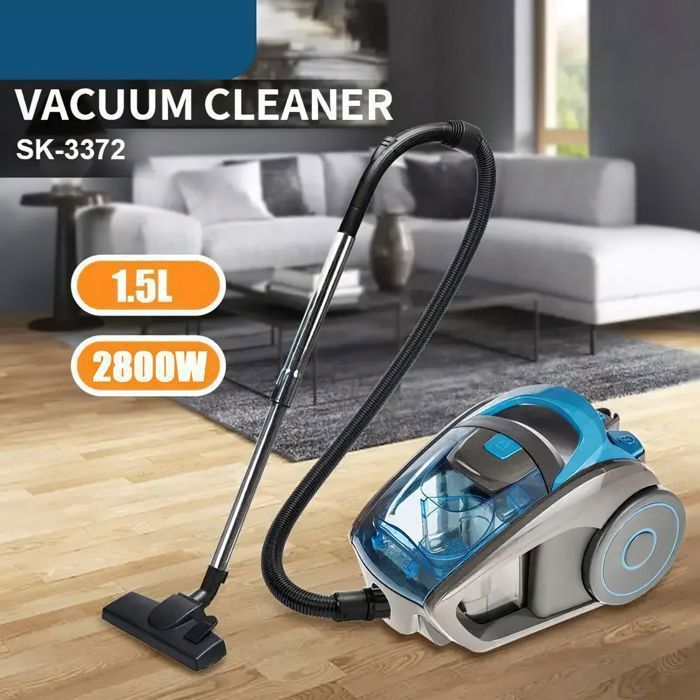 Rowenta Ro7691ea Aspirateur Traineau Sans Sac Silence Force Cyclonic 4a+aaa Animal Care Pro Silencieux 550w Bleu