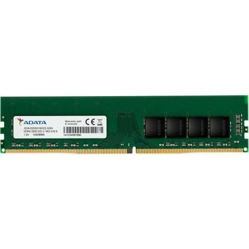 Barrette mémoire 16Go DIMM DDR4 Adata Premier PC4-24000 (3200Mhz) (Vert)
