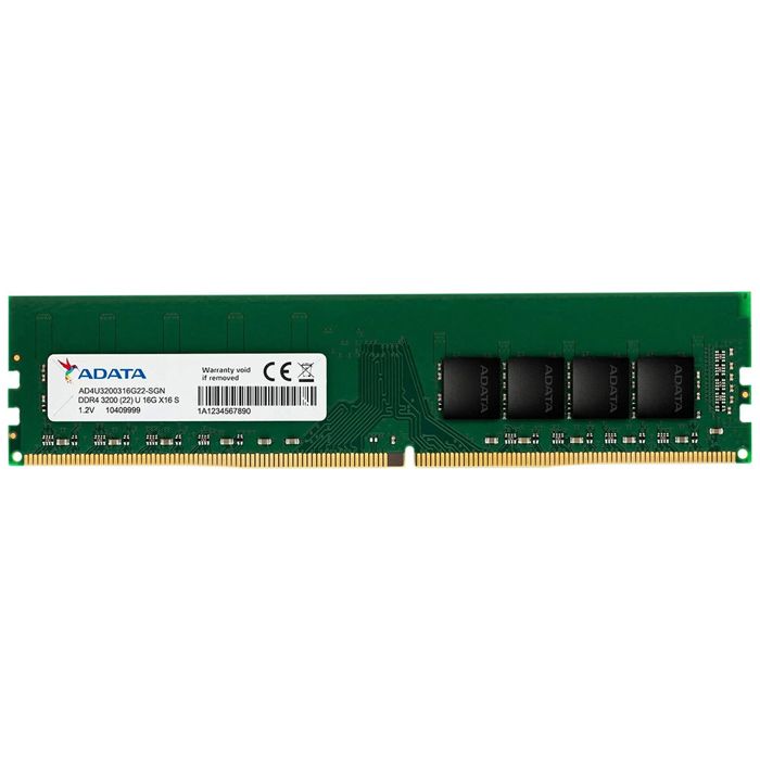 Barrette mémoire – Adata – Premier – 16Go – DDR4 – 3200Mhz – Vert