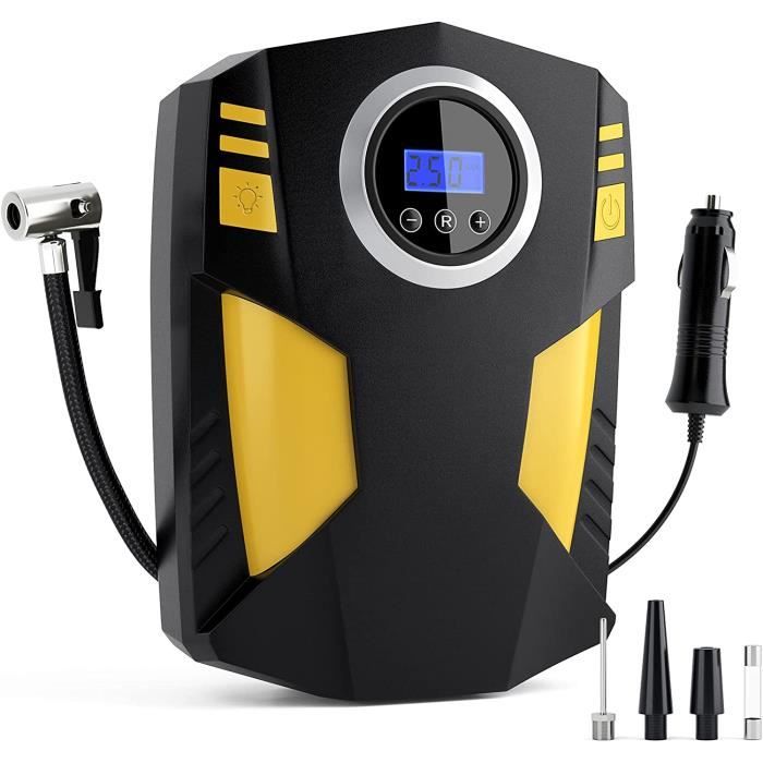 Gonfleur Pneus Voiture 20000mAh 150PSI - Mini Compresseur Portable Sans Fil Avec Écran LCD