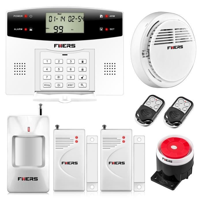 Fuers G2 Kit Fr Systeme Alarme De Maison Appel Sans Fil Antivo