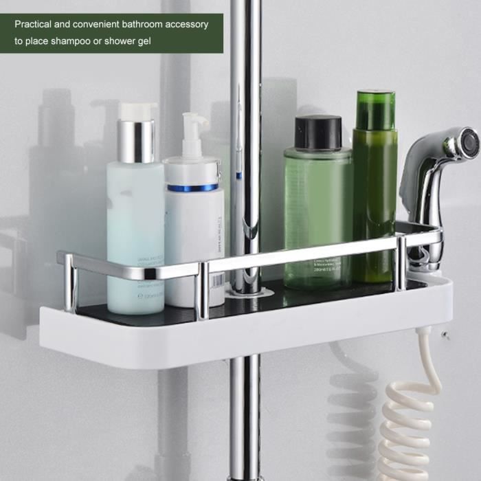Etagère de rangement de de douche de shampoing Etagère pratique de salle de  bains - Cdiscount Maison