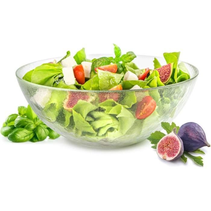 Grand Saladier Rond Duralex En Verre Transparent - Occasion