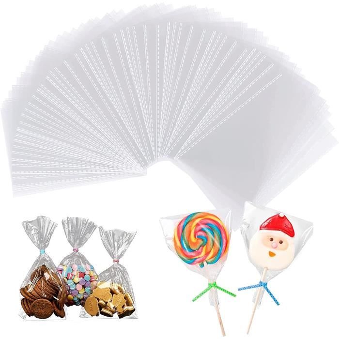 Sachet Bonbon,200 Pcs Sachet Bonbons Anniversaire Avec 200 Liens