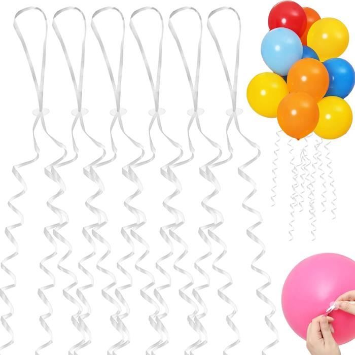 100 Pièces Fermetures De Ballons, Ballons Rubans Avec Fermeture, Ballon  Fermetures Attache, Libération Rapide Attache Ballon [H1872] - Cdiscount  Maison
