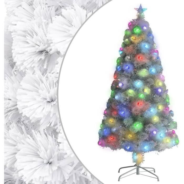 Sapin De Noël Illuminé 6,5 Pieds (198 Cm) Avec Lumières LED Blanc Chaud - Bethlehem Lights