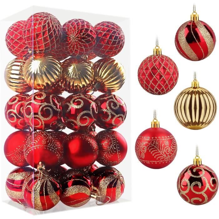 Boule De Noël Gift Company - Effet Opale Vert Olive - Verre - 6 Cm - Neuf