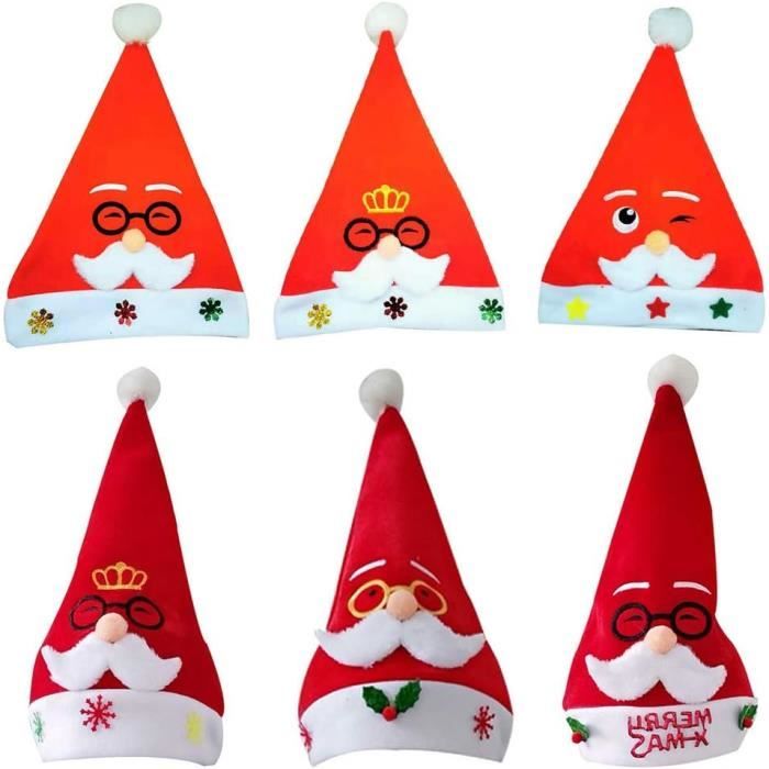 De Père Noël, 6Pcs De Père Noël Tricoté, De Noël