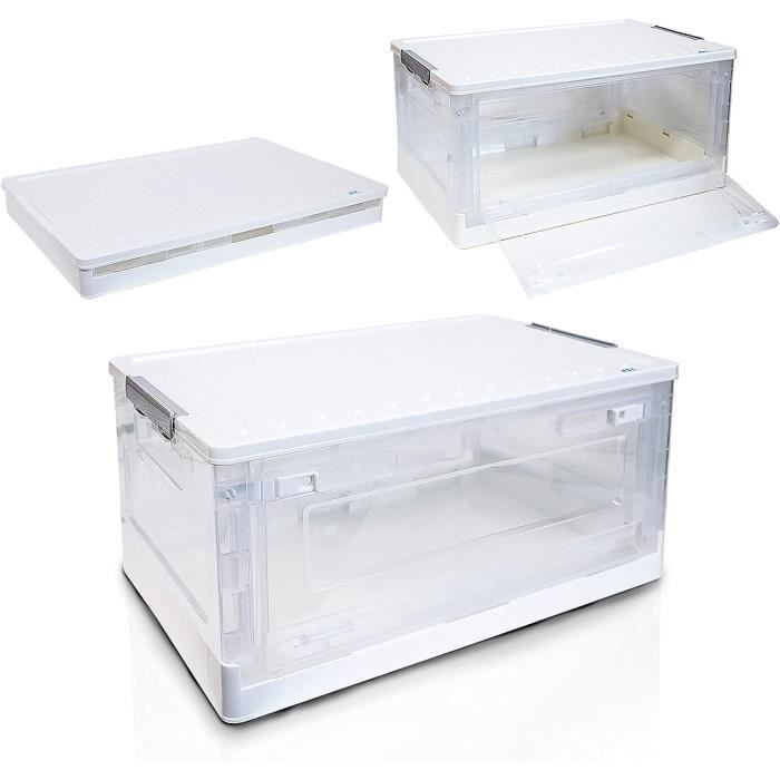 ABOOFAN Boîte De Rangement Multifonctionnelle Transparente Pour Jouets Blocs Organisateur Portable Et Pratique Pour Rangement