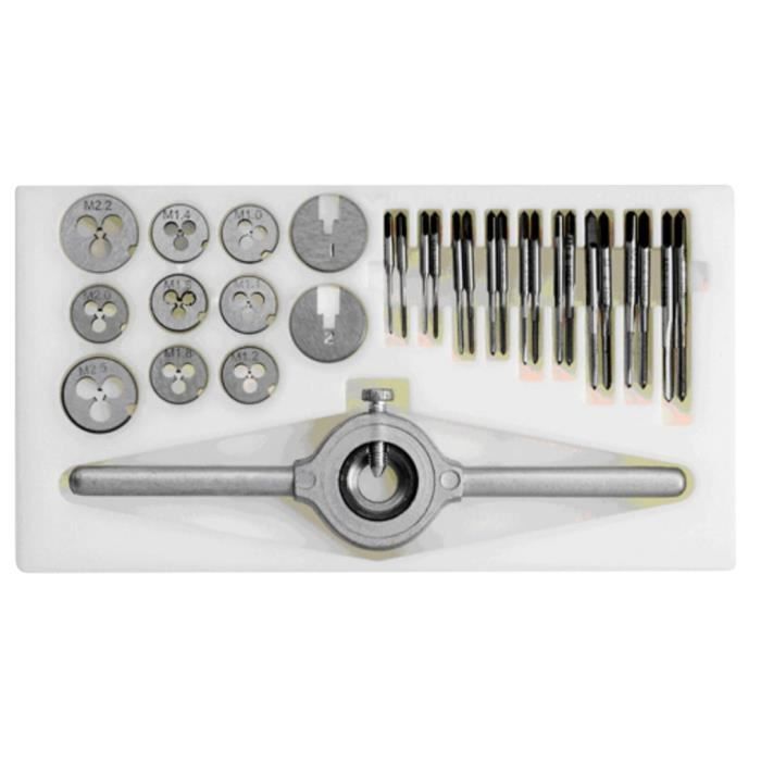 Lot De 16 Tarauds Et Filières 0,3 Mm à 2 Mm - Outils De Réparation Horlogerie Et Miniatures