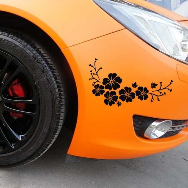 Autocollant De Voiture Sticker Autocollant Fleurs Pour Voitures
