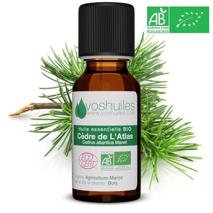 Huile essentielle de Cedre de l'atlas BIO Naturactive, flacon de 5 ml
