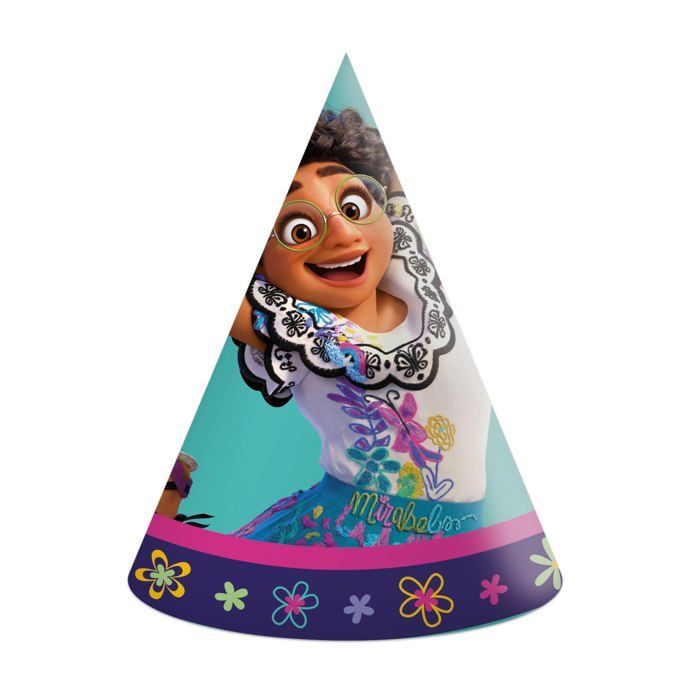 Chapeaux de fête - Encanto - Lot de 6 - Carton - Mixte - Enfant