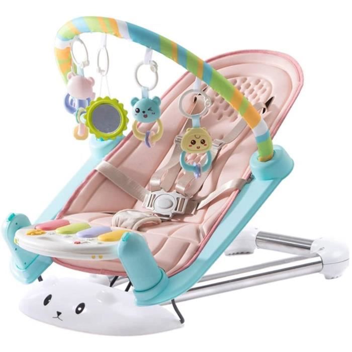 Fauteuil À Bascule Bébé Nouveauné Berceau Inclinable Aire de Jeux pour Bébé Fournit Un Bon