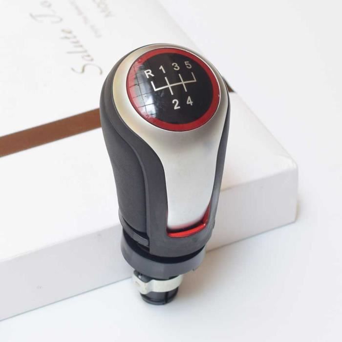 Pommeau De Levier De Vitesse Pour Mitsubishi Grandis - Noir, Compatible Boîte 5 Ou 6 Vitesses, Diamètre Trou 12 Mm - Améliore L'aspect Et La Prise En Main