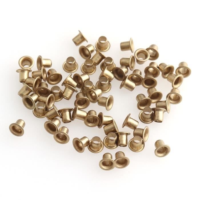 PVC-Bannière Acier Oeillets 100 Pièces Même coupe 15 mm PVC-Bannière Acier Oeillets 100 Pièces Même coupe 15 mm