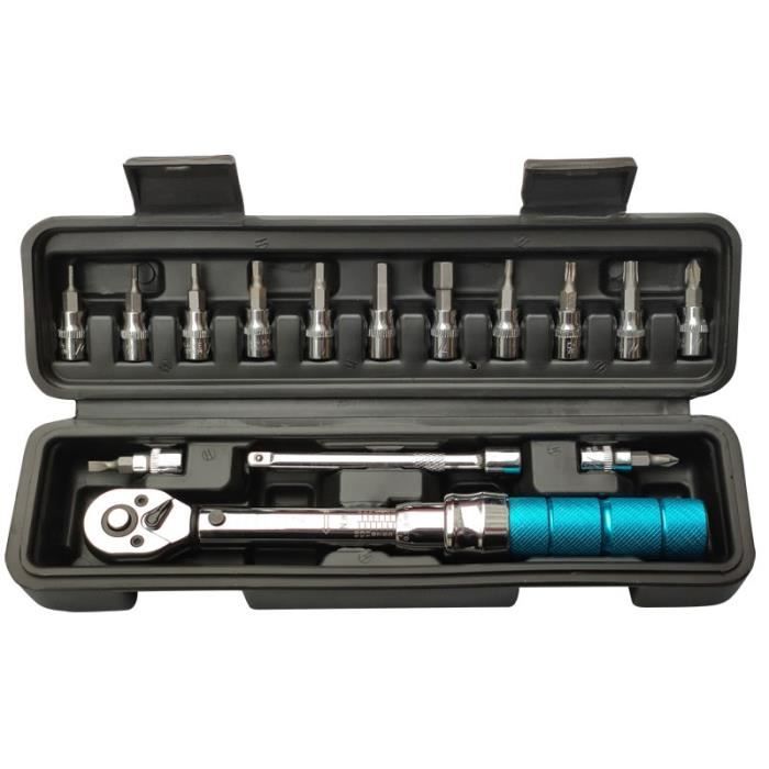 Clé Dynamométrique à Cliquet Réglable BIKERSAY BT080 – Multifonction Pour VTT Et Vélo