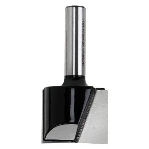 Bosch 2608628429 Fraise droite deux flutes en carbure de tungstène pour défonceuse Diamètre 8 mm
