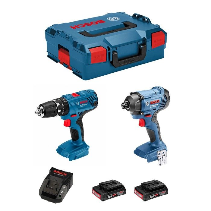 Bosch Kit Gsb 18v 21 Gdr 18v 160 2 X 2 0 Ah Al1820cv L Boxx 136 Achat Vente Batterie Machine Outil Gsb18v 21gdr18v 1602bat2a 20 Cdiscount