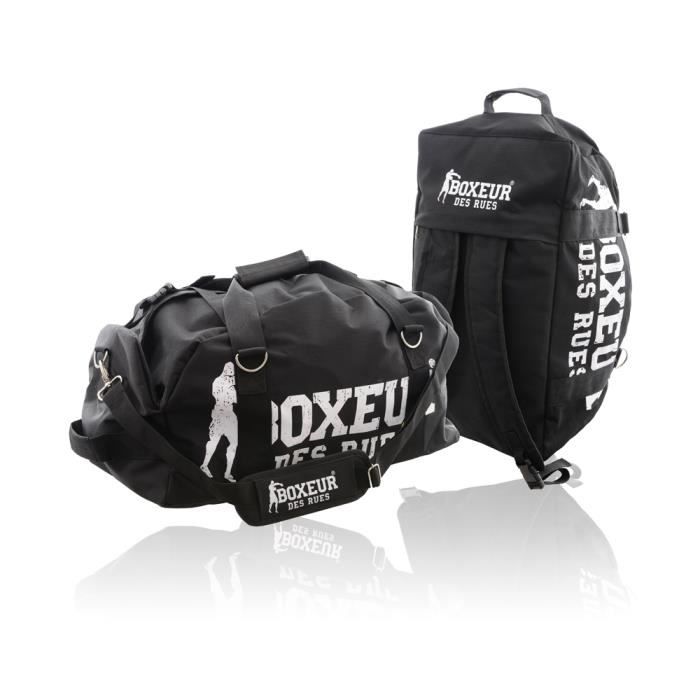 Sac de sport boxeur des rues convertible Noir Cdiscount