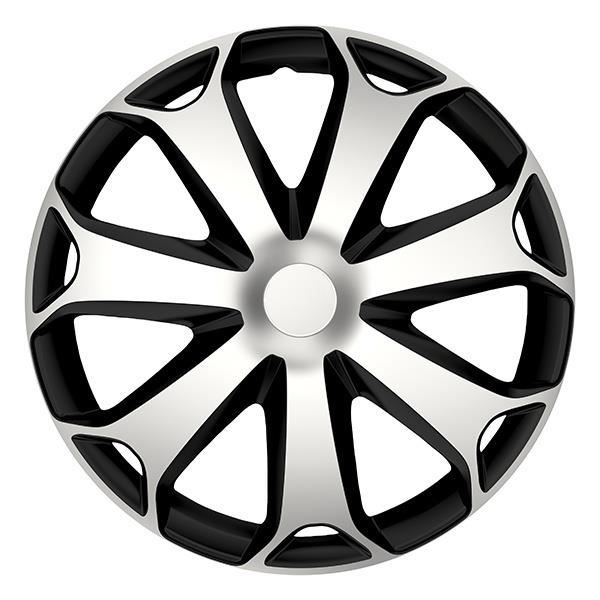 Jeu De 4 Enjoliveurs Roues 15 Pouces Chrome Bombé - Carpoint 2210202 - Argent
