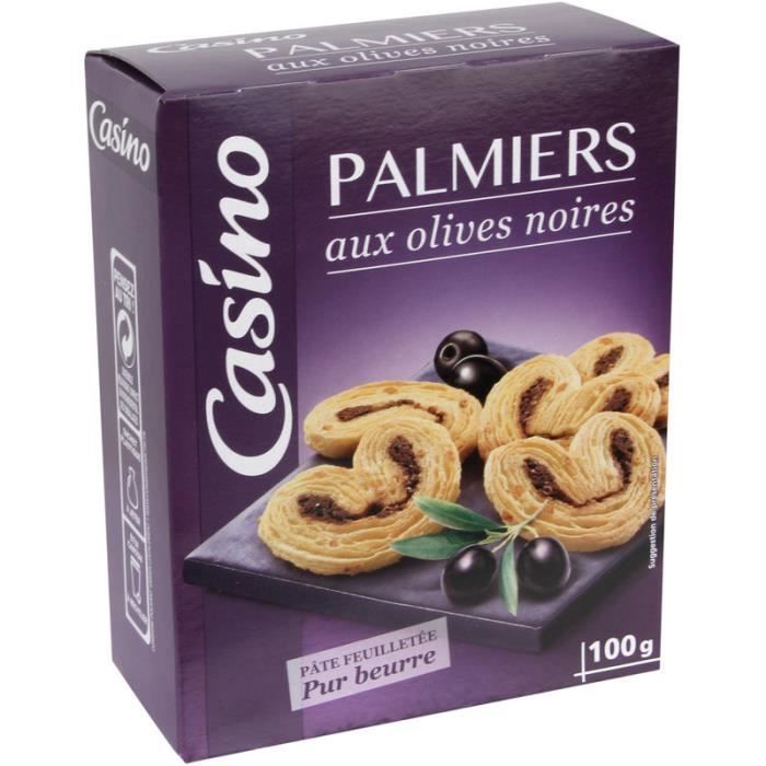 Casino Palmiers Aux Olives Noires 100g Achat Vente Biscuits Sales Palmiers Aux Olives Noire Cdiscount
