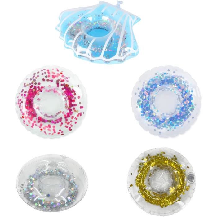 Matelas Gonflable,Mini Piscine Gonflable 1 Pièce 3 Pièces-lot, Porte-gobelet à Boisson, Jouet De