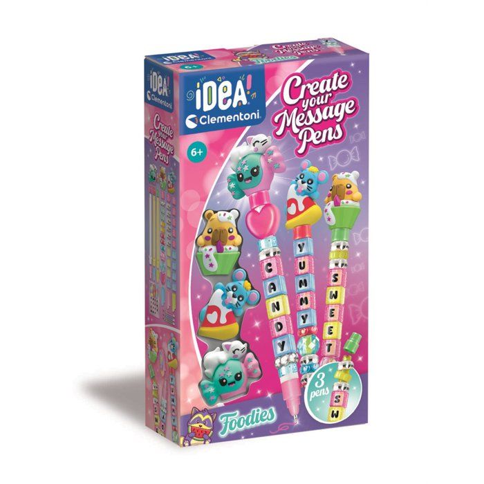 Crée tes stylos Messages Foodies