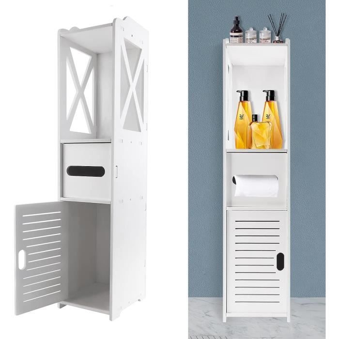 Meuble de rangement étroit pour salle de bain salon chambre à coucher couloir