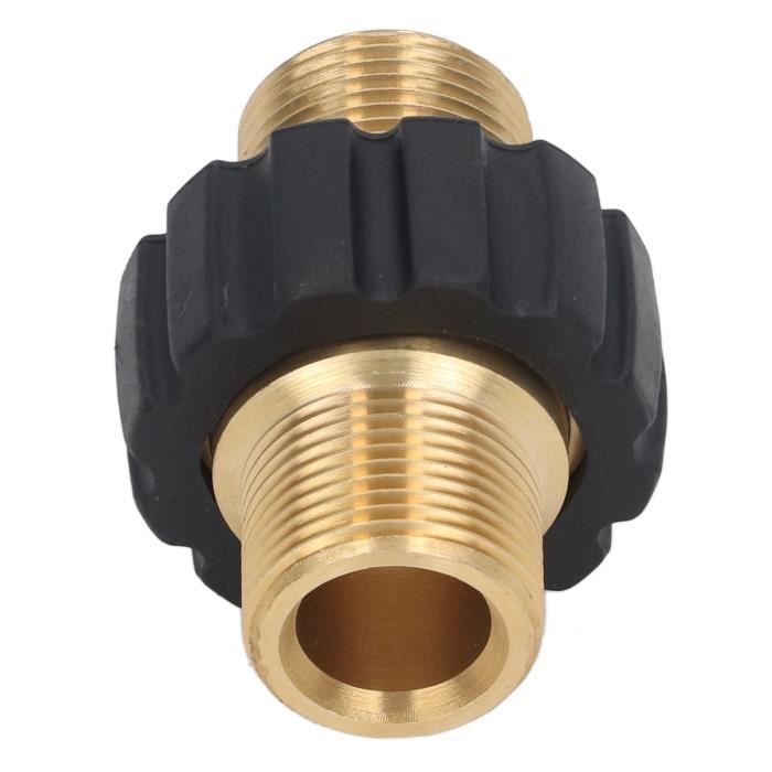 Adaptateur De Tuyau M22 14mm Quick Connect Pour Kärcher Série K - Or - Neuf