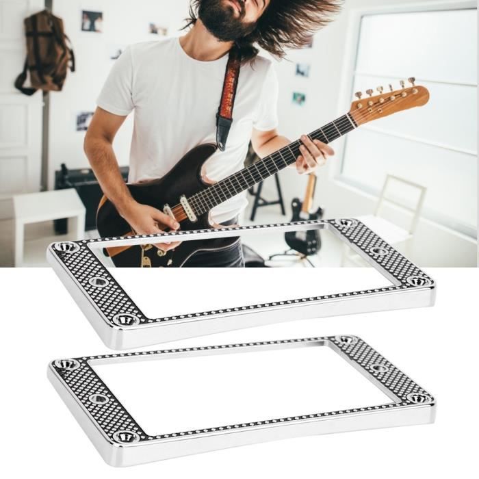 Anneaux De Montage Micro Guitare - Lot De 2 - Pour Micros Double Bobinage - Métal