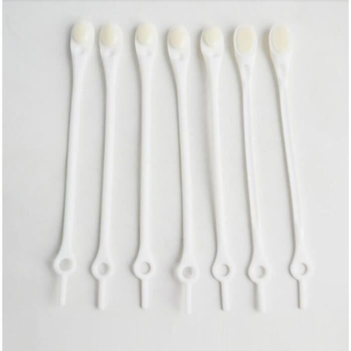 Blanc 36 pièces lacets en silicone spécial sans cravate lacet rond