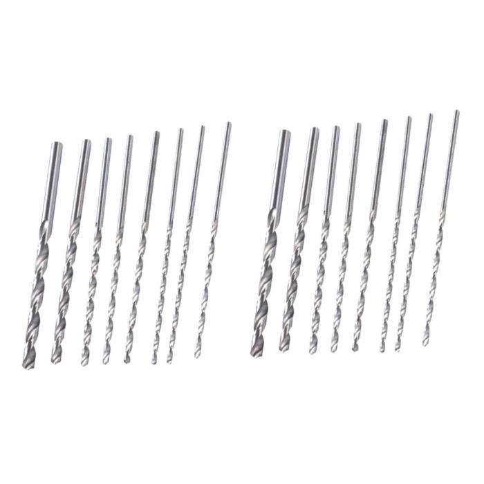 40 pcs mini foret hélicoïdal à queue droite haute vitesse en acier 40 pcs mini foret hélicoïdal à queue droite haute vitesse en acier