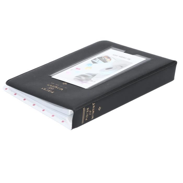 Album Photo Mini 3 Pouces - 64 Poches, PVC, Bleu, Pour Fujifilm Instax 7s/8/25/50s/90, Portable