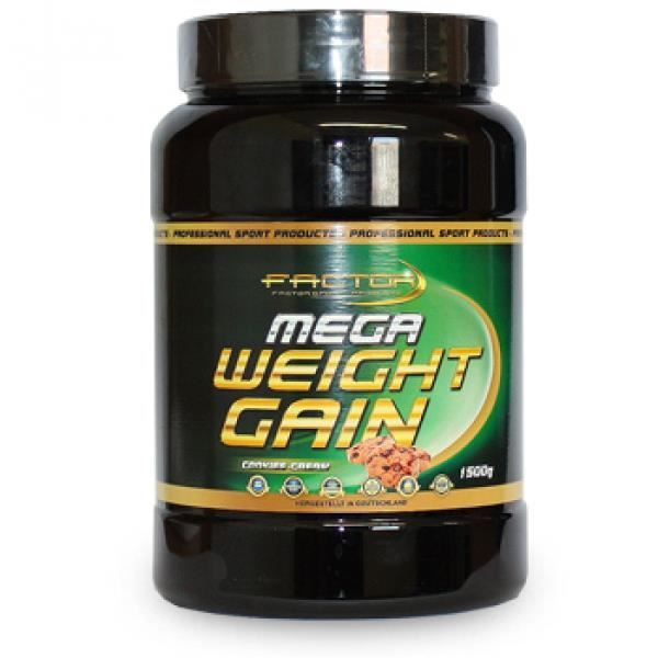 FACTOR SPORT Mega Weight Gain 1500 g Cookies Cream - Cdiscount Sport