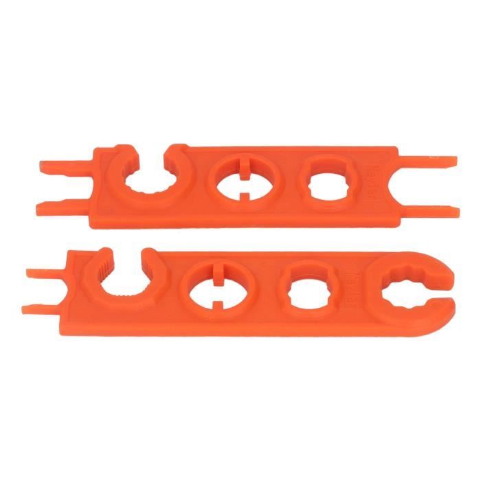 Clé Pour Connecteurs Solaires PV - 2 Pièces Mâle/femelle - Plastique Renforcé PPO/PSA - Outil De Serrage/déconnexion Rapide