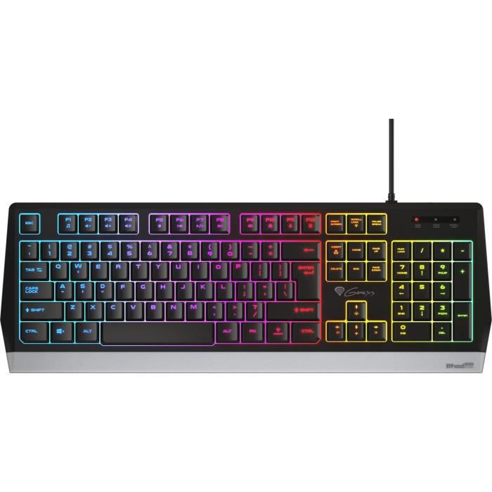 Clavier Gaming GENESIS Rhod 300 RGB – Filaire, Clavier à Membrane, QWERTY - vue 7