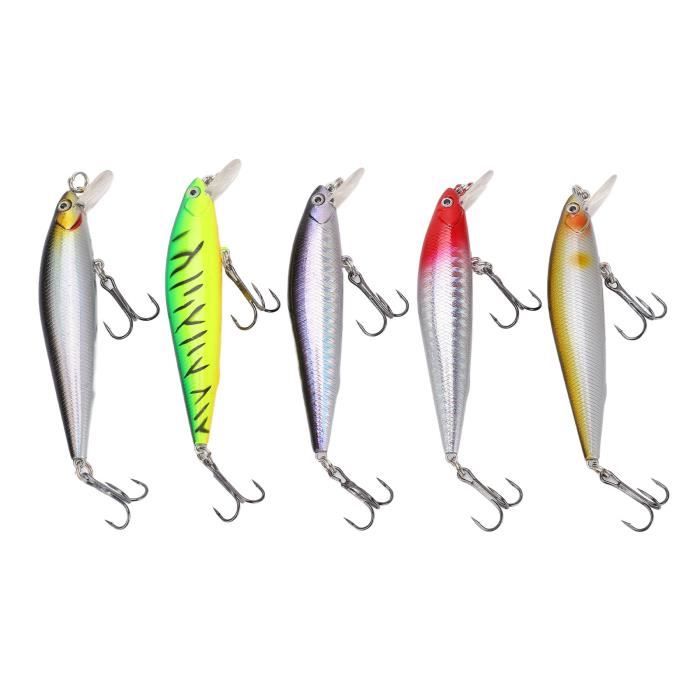 Leurres De Pêche Robotiques Bioniques - Lot De 5 - Flottants Articulés 3D Pour Eau Douce Et Salée