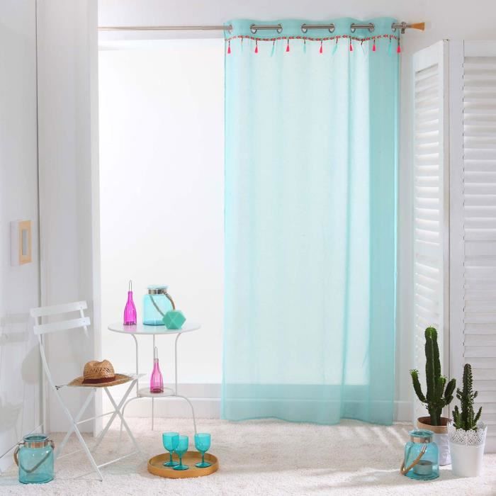 VOILAGE GABRIEL 140 X 240 BLEU