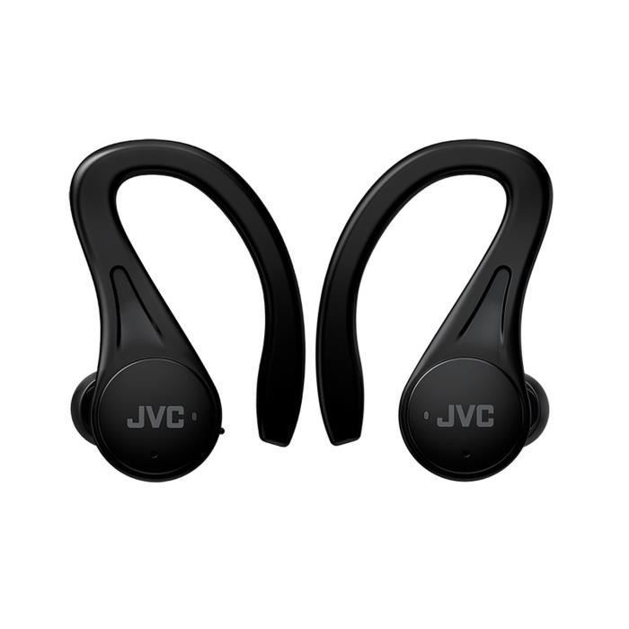JVC HA-EC25T Noir - Écouteurs ouverts nearphones True Wireless IPX5 - Bluetooth 5.1 - Commande/Micro - Autonomie 7.5 + 22.5 heures -