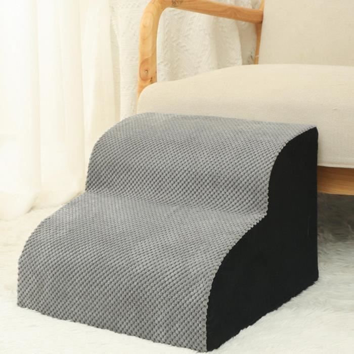 Comparer les prix de KEENSO Rampe pour chien (2 Niveaux)Chien Canapé Rampe Chien Rampe Léger Ondulé Stable Pour Chiens 2 niveaux DA007