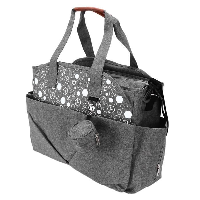 Sac à Langer SONARIN Multifonction - Grand Sac Couches Avec Poche Isotherme