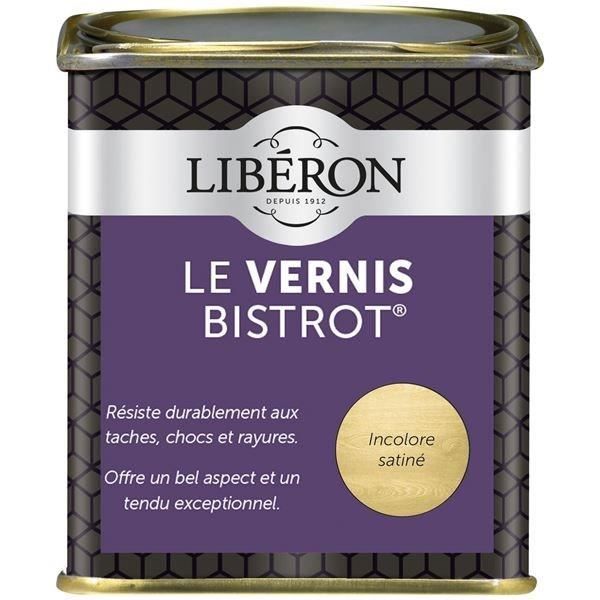 LIBERON Vernis bistrot satin incolore - 0,25 L - Cdiscount Bricolage