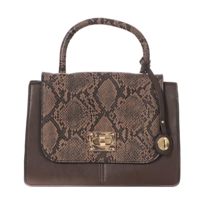 Sac a main Marron Femme Manoukian Saint Paul Cdiscount Bagagerie Maroquinerie