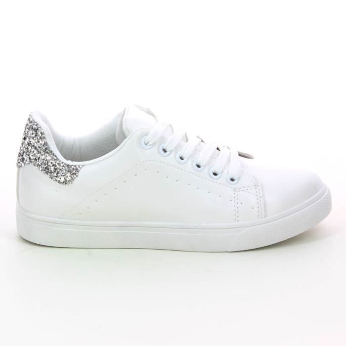 baskets blanches tendance