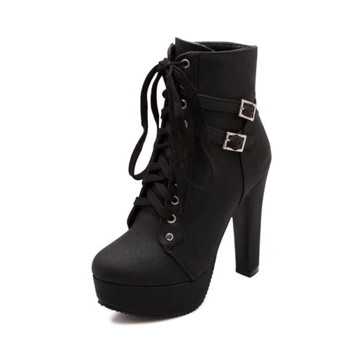 chaussure a talon bottine